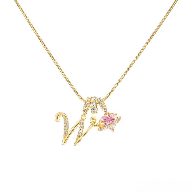 💖Rajaton 50 % alennus✨Kolmikerroksinen kirjain A-Z-riipuskaulakoru🎀