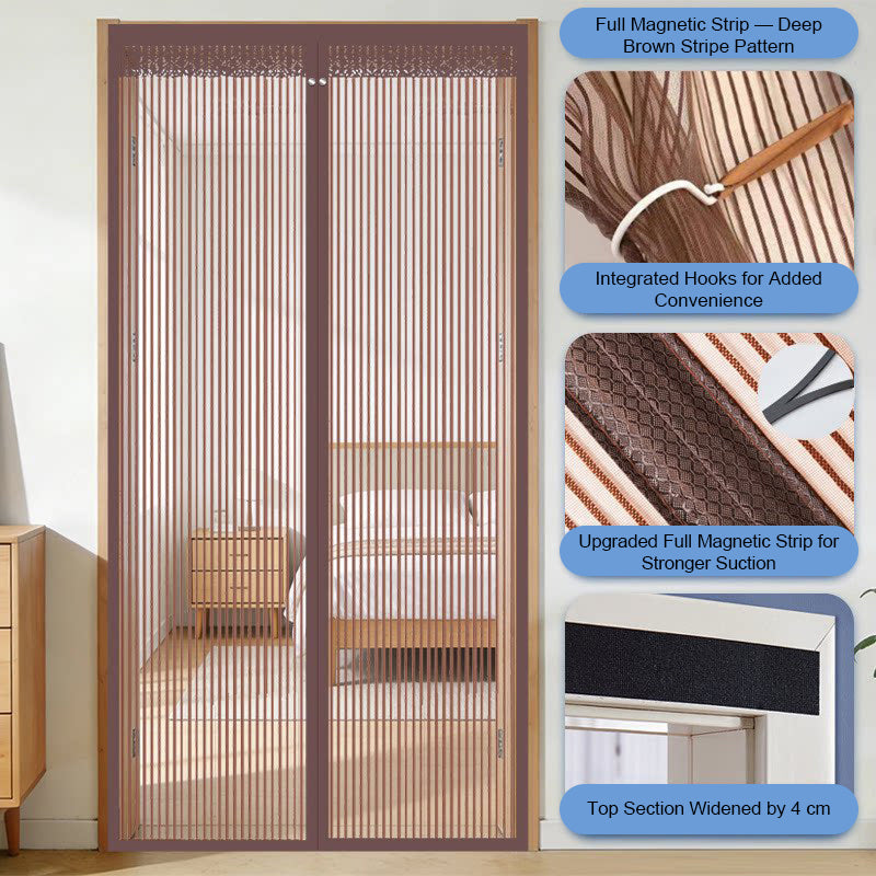 🦟 Pidä tuholaiset loitolla – asennus kahdessa minuutissa! Magneettinen verkkooviverho! 🚪 Kävele suoraan sisään – se sulkeutuu automaattisesti! ✨