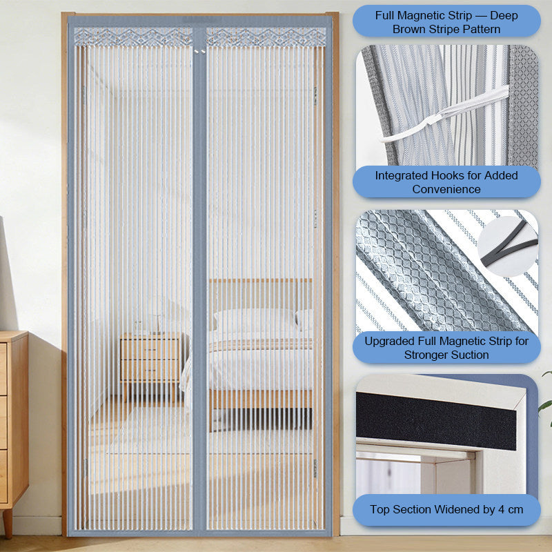 🦟 Pidä tuholaiset loitolla – asennus kahdessa minuutissa! Magneettinen verkkooviverho! 🚪 Kävele suoraan sisään – se sulkeutuu automaattisesti! ✨