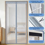 🦟 Pidä tuholaiset loitolla – asennus kahdessa minuutissa! Magneettinen verkkooviverho! 🚪 Kävele suoraan sisään – se sulkeutuu automaattisesti! ✨