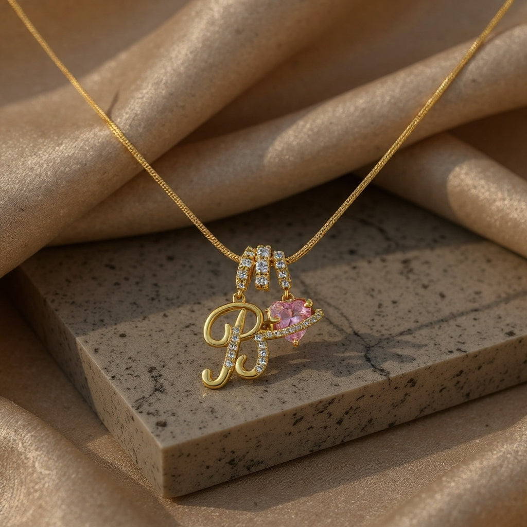 💖Rajaton 50 % alennus✨Kolmikerroksinen kirjain A-Z-riipuskaulakoru🎀