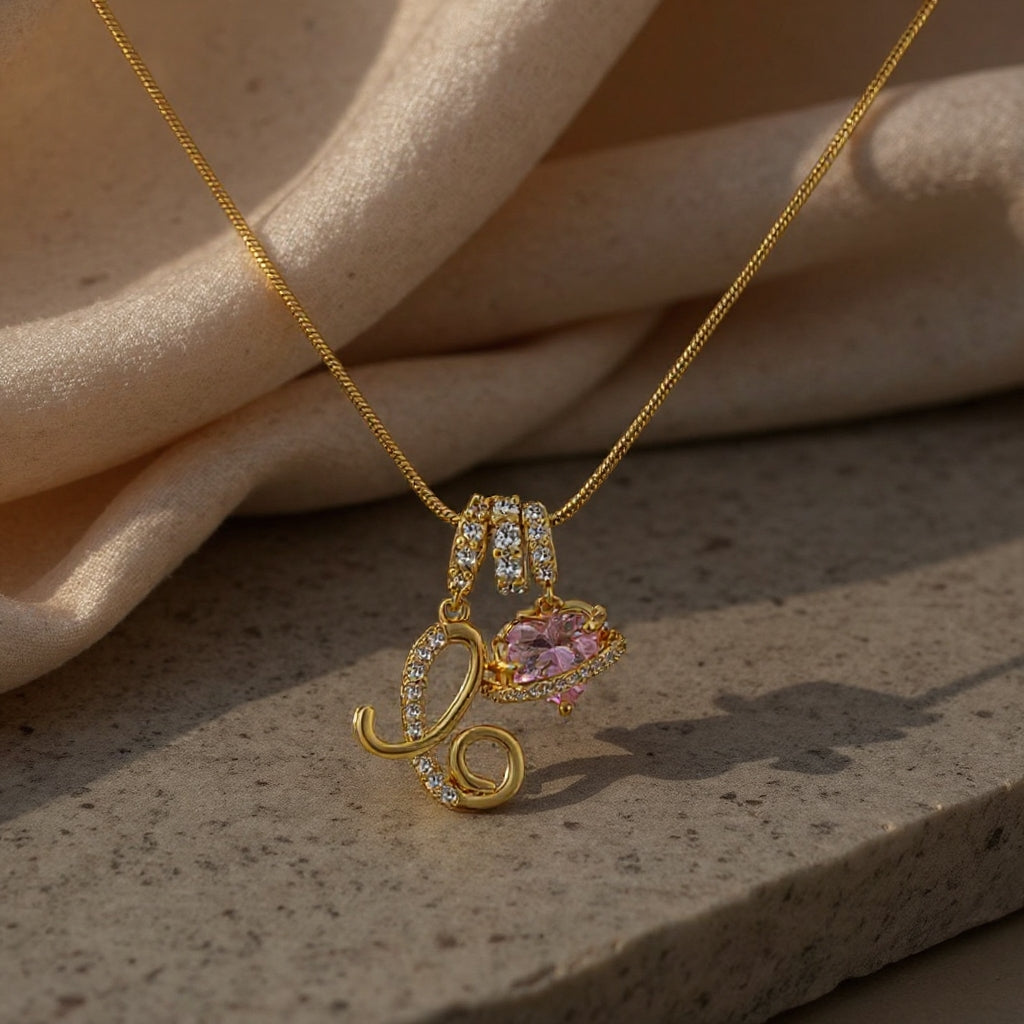 💖Rajaton 50 % alennus✨Kolmikerroksinen kirjain A-Z-riipuskaulakoru🎀