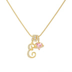 💖Rajaton 50 % alennus✨Kolmikerroksinen kirjain A-Z-riipuskaulakoru🎀