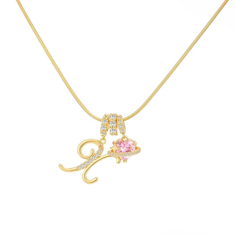 💖Rajaton 50 % alennus✨Kolmikerroksinen kirjain A-Z-riipuskaulakoru🎀