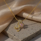 💖Rajaton 50 % alennus✨Kolmikerroksinen kirjain A-Z-riipuskaulakoru🎀