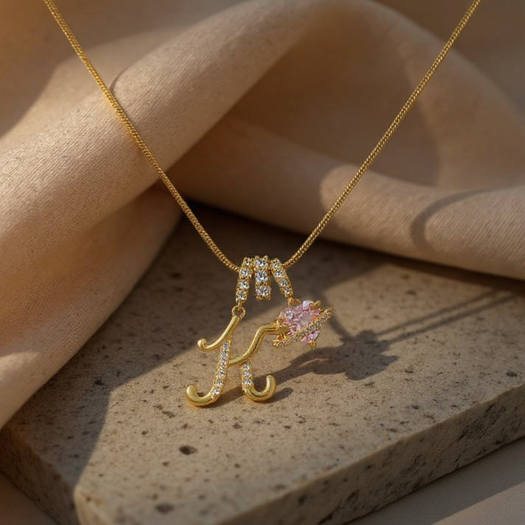 💖Rajaton 50 % alennus✨Kolmikerroksinen kirjain A-Z-riipuskaulakoru🎀