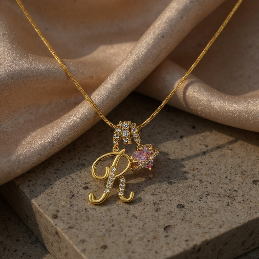 💖Rajaton 50 % alennus✨Kolmikerroksinen kirjain A-Z-riipuskaulakoru🎀