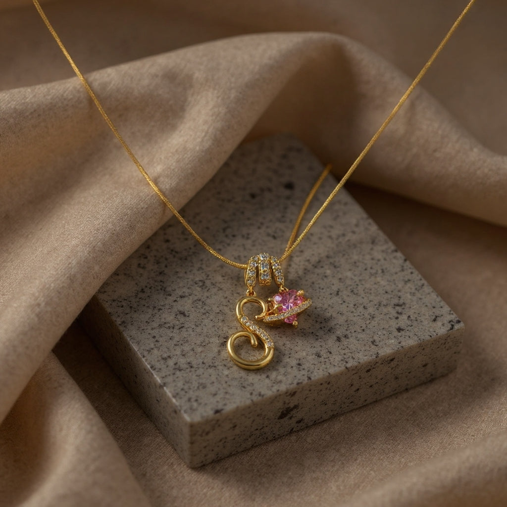 💖Rajaton 50 % alennus✨Kolmikerroksinen kirjain A-Z-riipuskaulakoru🎀