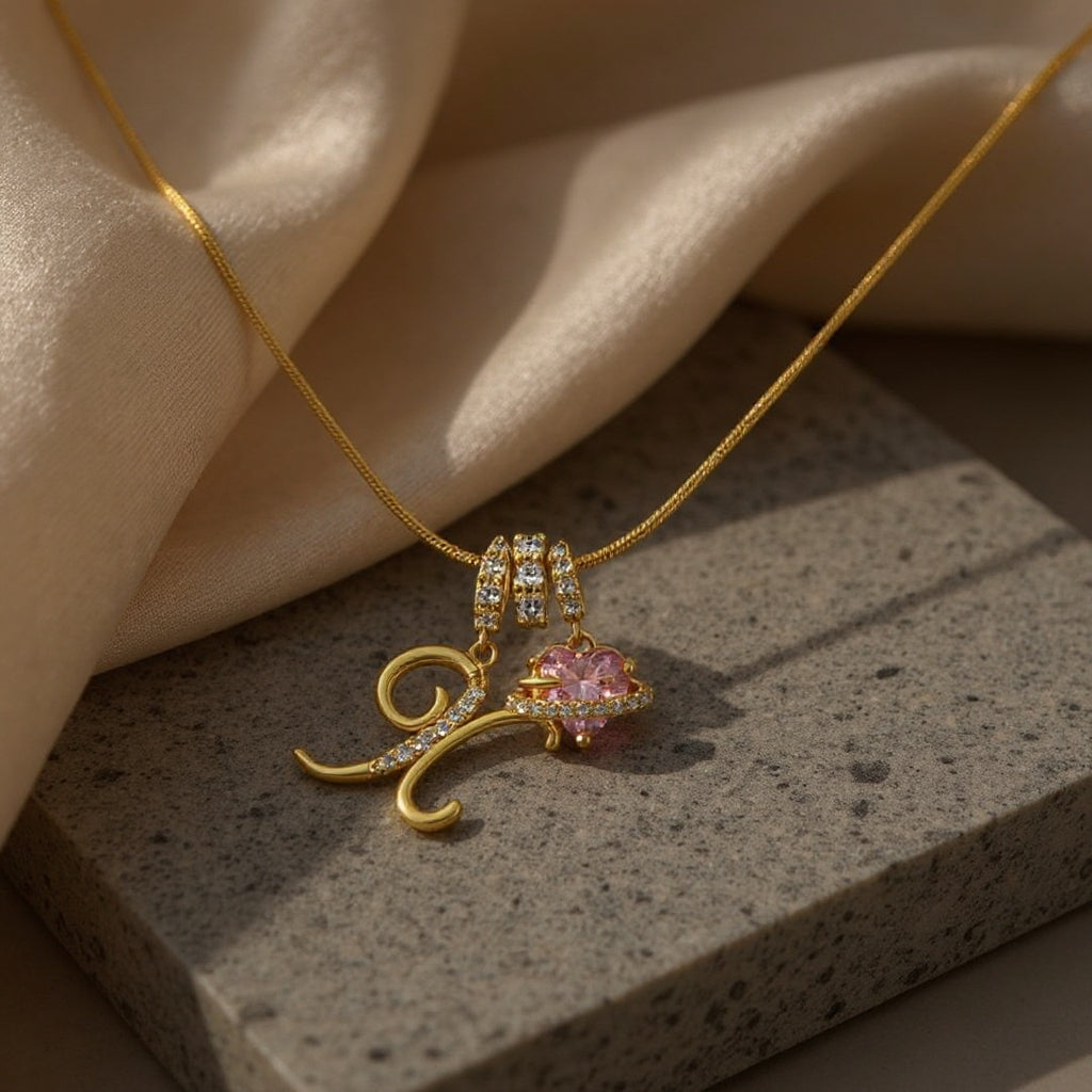 💖Rajaton 50 % alennus✨Kolmikerroksinen kirjain A-Z-riipuskaulakoru🎀