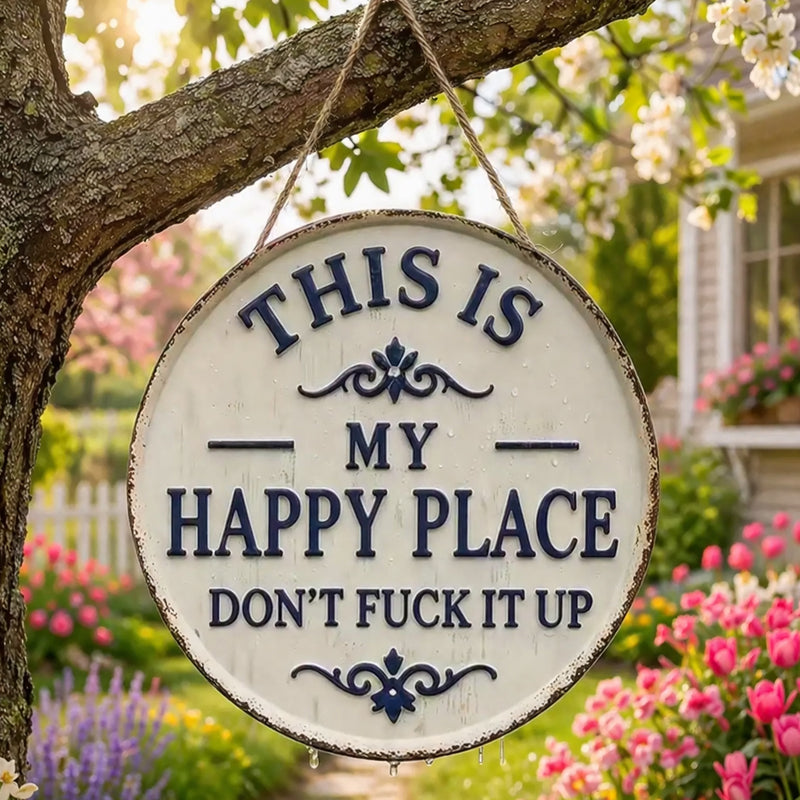“This Is My Happy Place” &“This Is Our Happy Place”Door Sign--Täydellinen korostus eteiseen. 🌟
