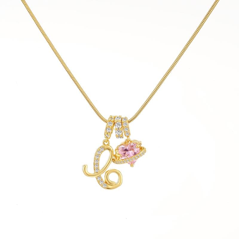 💖Rajaton 50 % alennus✨Kolmikerroksinen kirjain A-Z-riipuskaulakoru🎀
