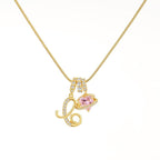💖Rajaton 50 % alennus✨Kolmikerroksinen kirjain A-Z-riipuskaulakoru🎀