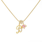 💖Rajaton 50 % alennus✨Kolmikerroksinen kirjain A-Z-riipuskaulakoru🎀