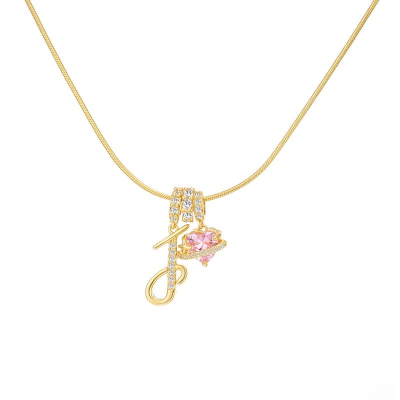 💖Rajaton 50 % alennus✨Kolmikerroksinen kirjain A-Z-riipuskaulakoru🎀