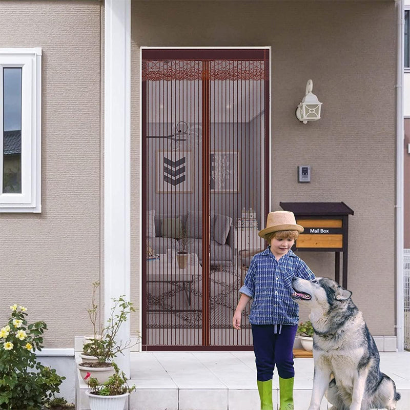 🦟 Pidä tuholaiset loitolla – asennus kahdessa minuutissa! Magneettinen verkkooviverho! 🚪 Kävele suoraan sisään – se sulkeutuu automaattisesti! ✨