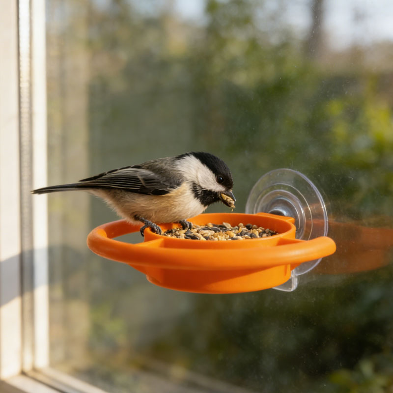 🌷 Muuta ikkunasi lintukeitaaksi! --🐦 Lintujen ruokintalaite imukupill