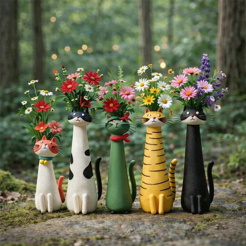 😻 Kissat halaavat kukkiasi -- anna kodillesi ripaus persoonallisuutta! 🌼