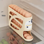 🥚Pyörivän munan järjestäjä – Jääkaapin tilansäästäjä (30 munaa) 🥚✨