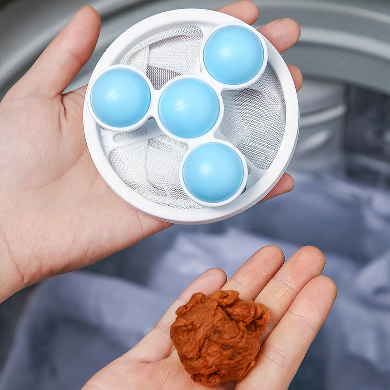 🔥OSTA 1 – SAAT 2 ILMAISEKSI! ✨ Pesukoneen pölypussi – Kerää lemmikkien karvat, estää sotkeutumisen, Uudelleenkäytettävä 🧼
