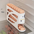 🥚Pyörivän munan järjestäjä – Jääkaapin tilansäästäjä (30 munaa) 🥚✨