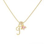 💖Rajaton 50 % alennus✨Kolmikerroksinen kirjain A-Z-riipuskaulakoru🎀