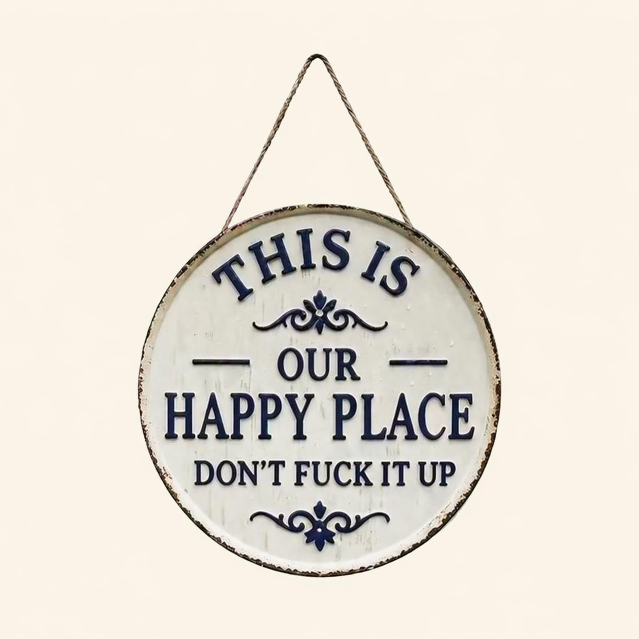 “This Is My Happy Place” &“This Is Our Happy Place”Door Sign--Täydellinen korostus eteiseen. 🌟