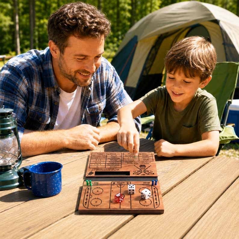 🎁Viimeinen päivä 50 % alennus 🏒🎲 Jääkiekko-noppapeli