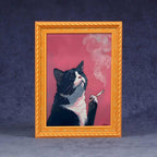 🌹 Schattige koelkastmagneten met katten – Betoverende kattenversiering met lijstje voor thuis en op kantoor 🐱✨