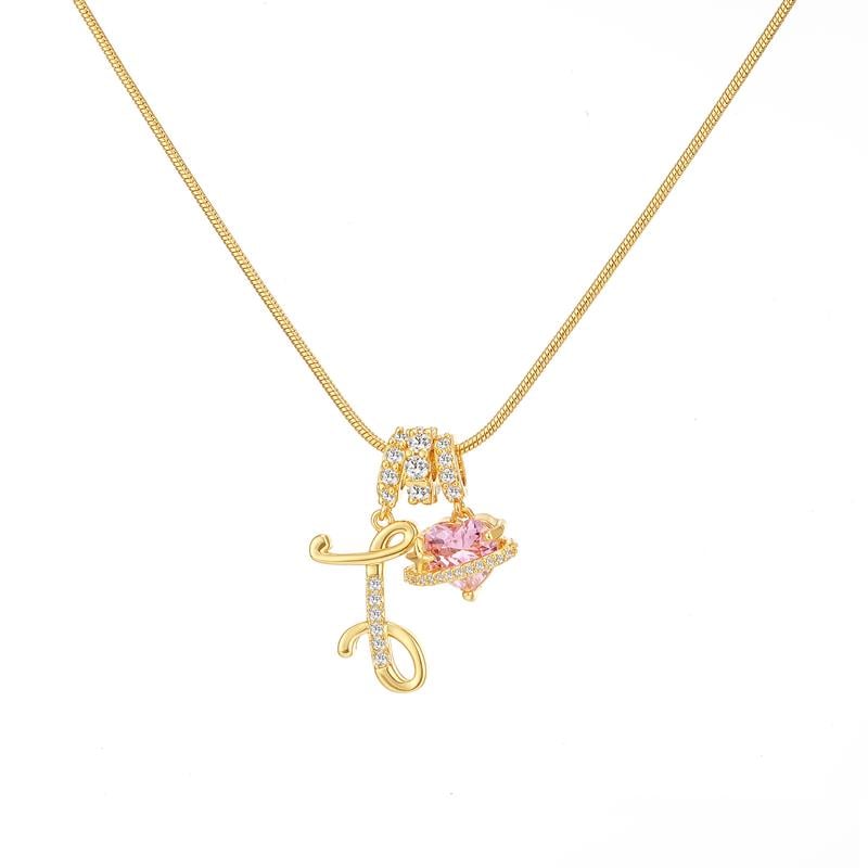 💖Rajaton 50 % alennus✨Kolmikerroksinen kirjain A-Z-riipuskaulakoru🎀