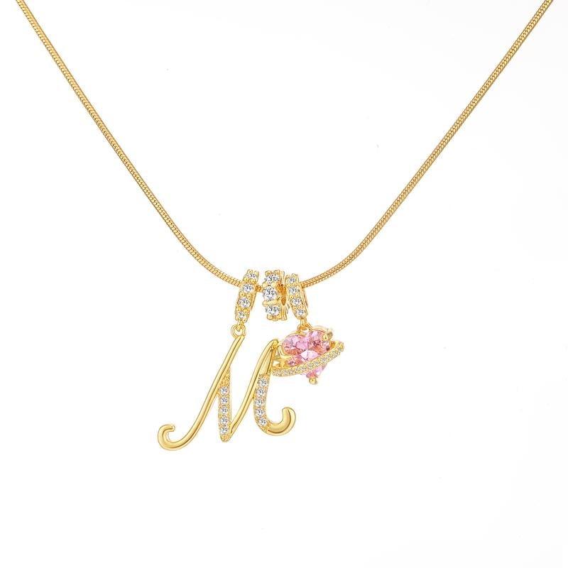 💖Rajaton 50 % alennus✨Kolmikerroksinen kirjain A-Z-riipuskaulakoru🎀