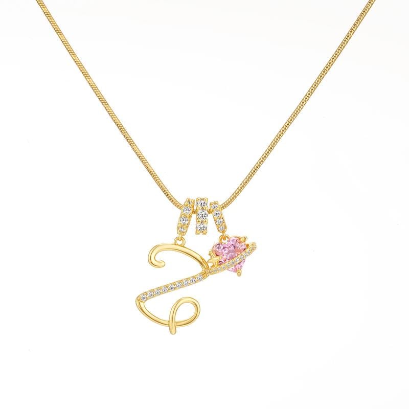 💖Rajaton 50 % alennus✨Kolmikerroksinen kirjain A-Z-riipuskaulakoru🎀