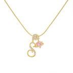 💖Rajaton 50 % alennus✨Kolmikerroksinen kirjain A-Z-riipuskaulakoru🎀