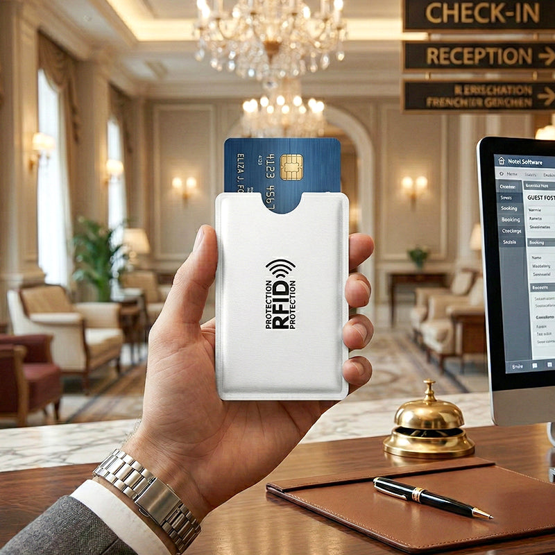 🚨 RFID-korttikotelo: Estää skannerit ja suojaa tietojasi💳❌